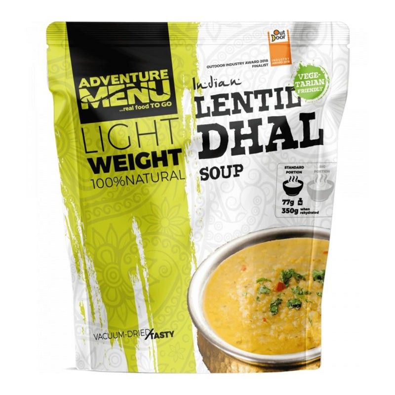 Adventure Menu Lentil dhal  | Frystorkad mat | Portionsförpackning