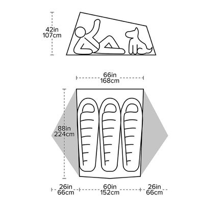 Tiger Wall UL3 Bikepack Solution Dye