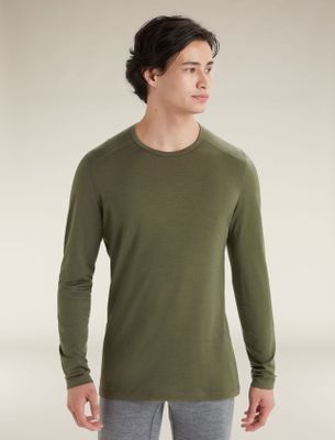 Herr 200 Oasis Long Sleeve Crewe termisk topp i merino