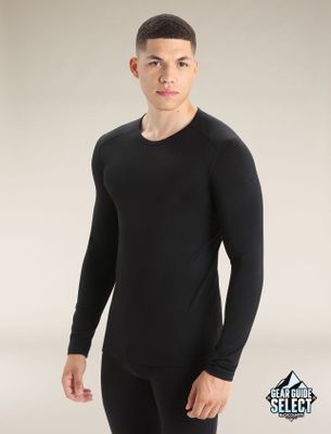 Herr 200 Oasis Long Sleeve Crewe termisk topp i merino