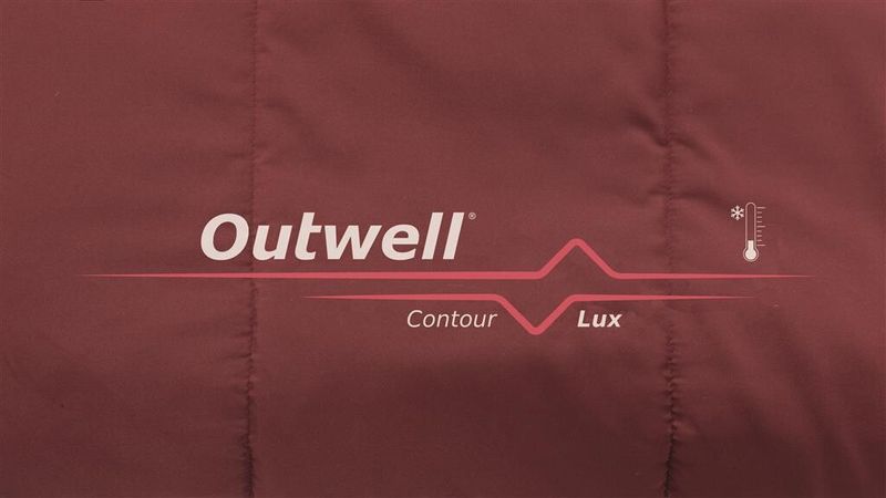 Contour Lux Red - Höger Dragkedja