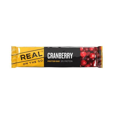 Real On The Go Cranberry Protein Bar