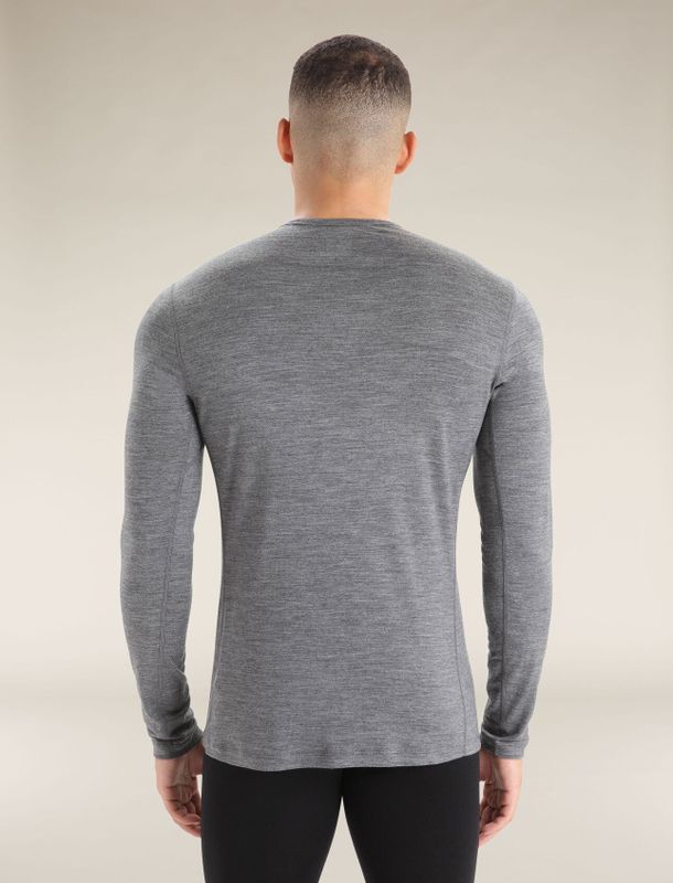 Herr 200 Oasis Long Sleeve Crewe termisk topp i merino