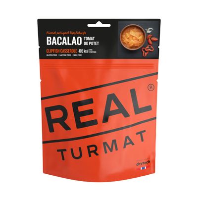 Real Turmat Bacalao | Frystorkad mat | Portionsförpackning