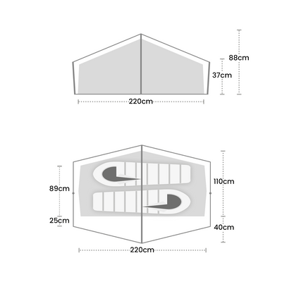 Laser Compact 2 - Tält