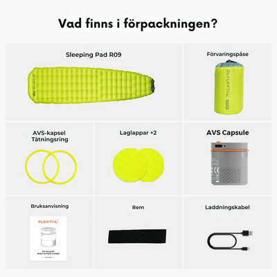 Tiny Sleeping Pad R09 AVS World's Lightest Sleeping Pad with Automatic Inflation! (9)