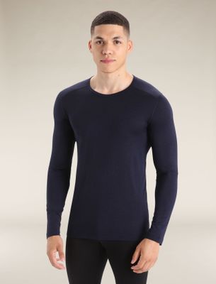 Herr 200 Oasis Long Sleeve Crewe termisk topp i merino