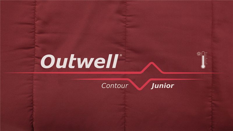 Contour Junior Red - Vänster Dragkedja