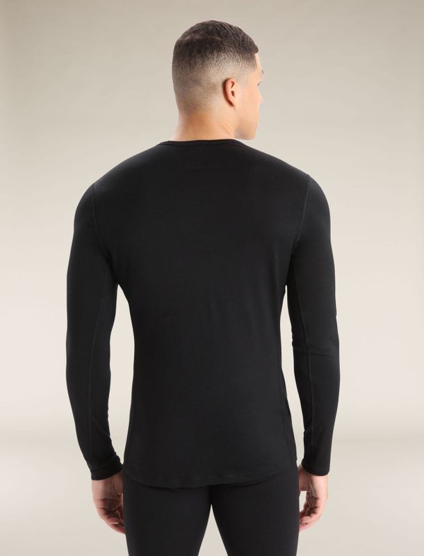 Herr 200 Oasis Long Sleeve Crewe termisk topp i merino