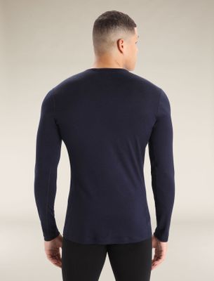 Herr 200 Oasis Long Sleeve Crewe termisk topp i merino