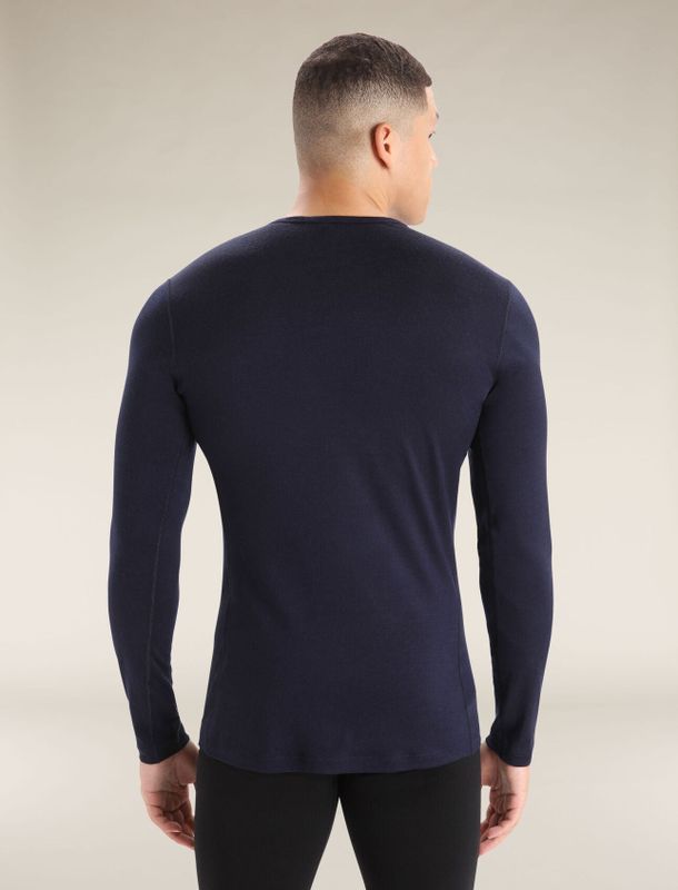 Herr 200 Oasis Long Sleeve Crewe termisk topp i merino