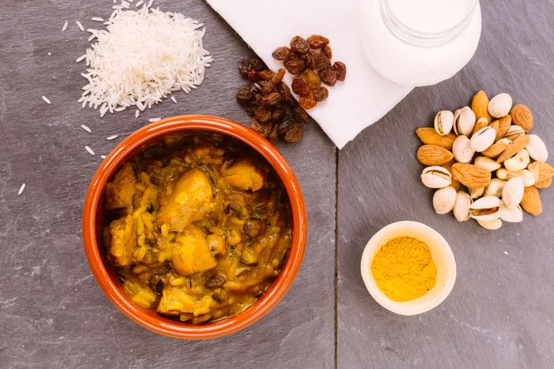 Chicken Madras with long grain and wild rice-SH