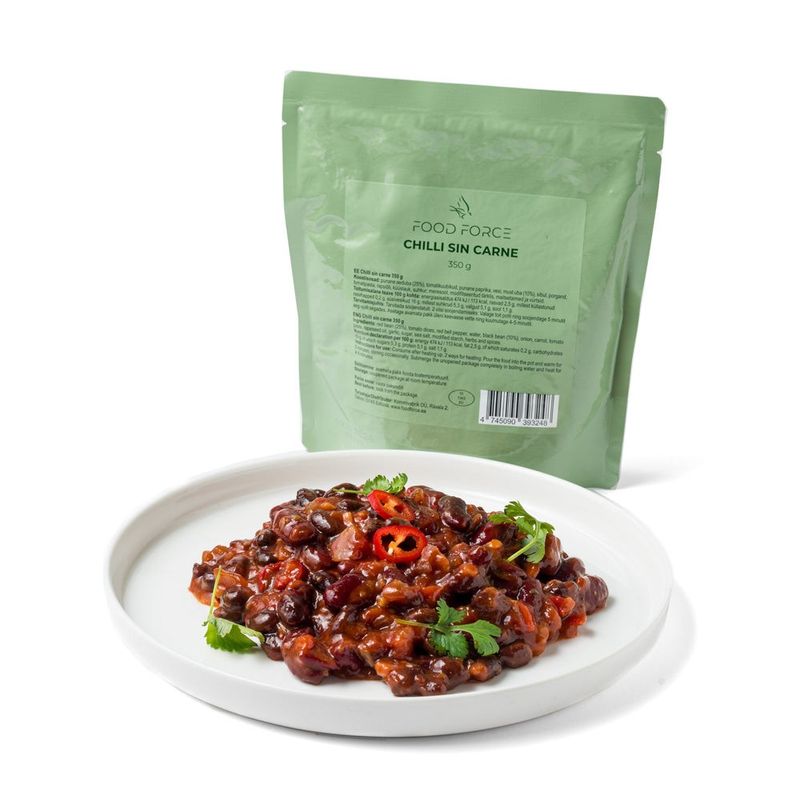 Food Force Chilli sin Carne | Mjukkonserv | Portionsförpackning