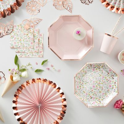 Floral pappers sugrör - Ditsy Floral