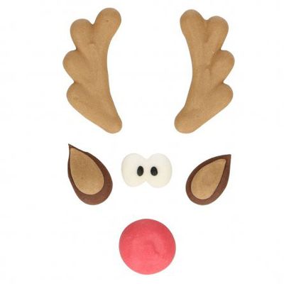 Sockerdekoration - Rudolph - FunCakes