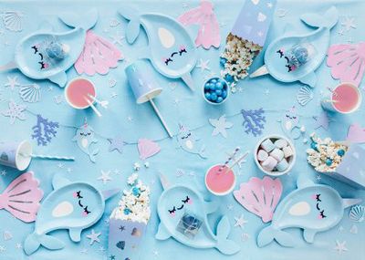 Papptallrikar - Narwhal Party