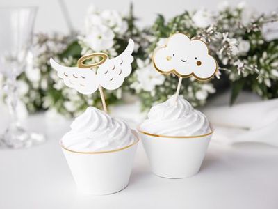 Cupcake Toppers - Clouds and Wings