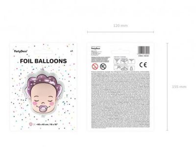 Folieballong - Baby Girl