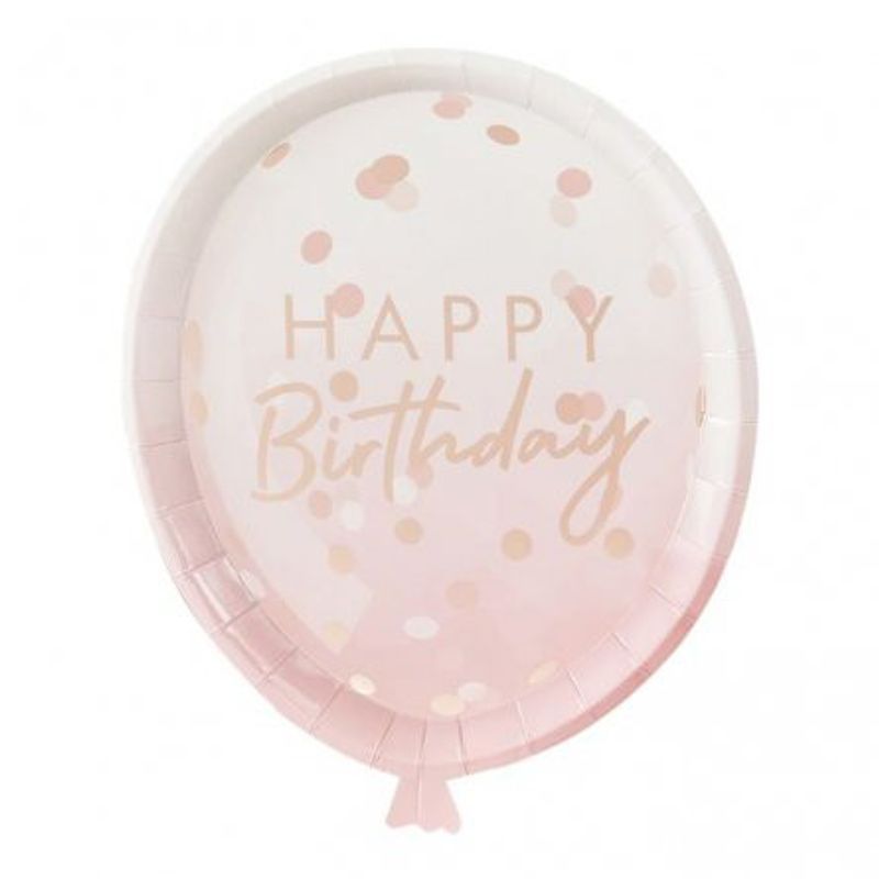 Papptallrikar - Happy Birthday - Mix It Up