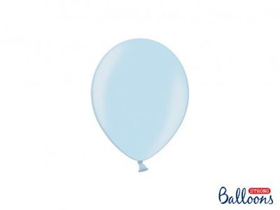Miniballonger - Metallic Baby Blue - 100st