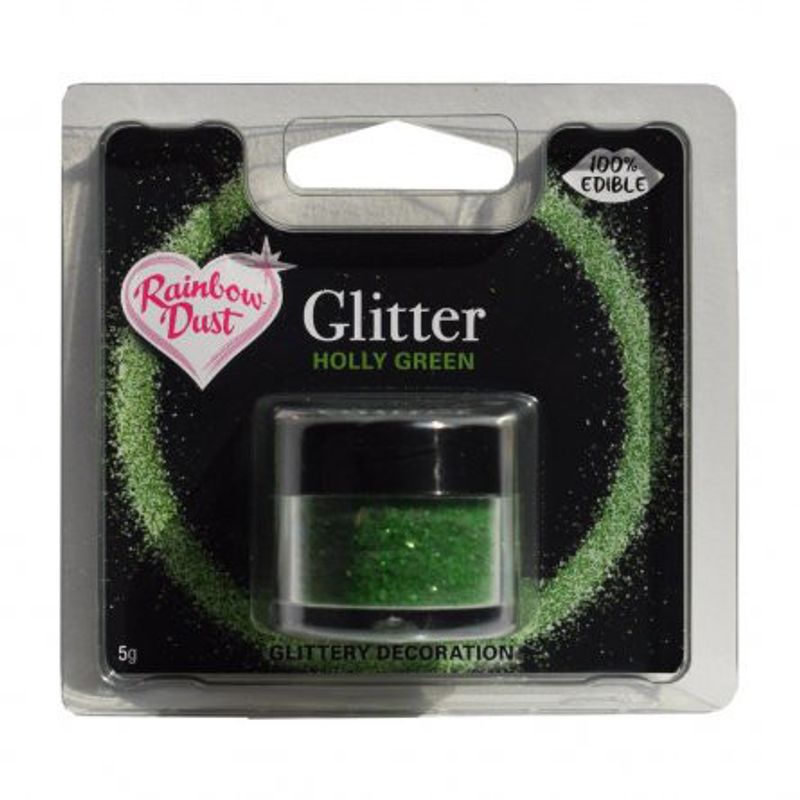 Ätbart glitter - Grön