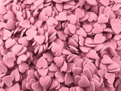 Bröllopsris - Rosa - Hjärtan - 500g