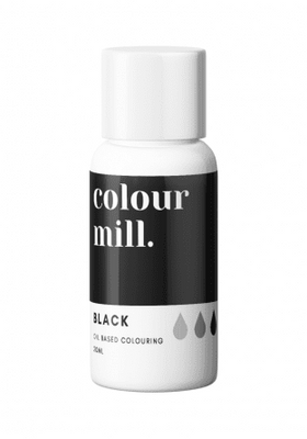 Ätbar färg - Colour Mill - Black - 20ml