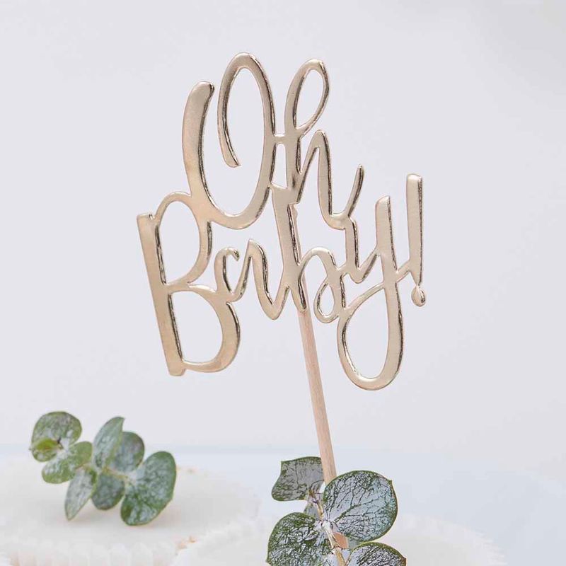 Cupcake Toppers - Oh Baby