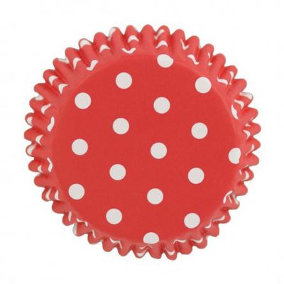 Muffinsformar - Polka Dot - Röd - PME