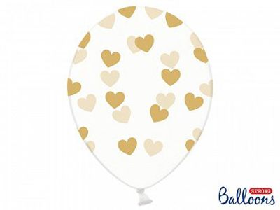 Ballonger - Clear - Guldhjärtan