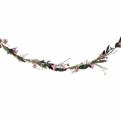 Blomstergirlang - Pastellblommor
