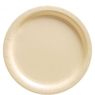 Papptallrikar - Ivory