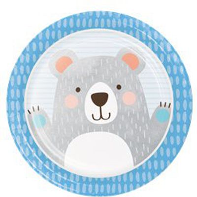 Papptallrikar - Birthday Bear**