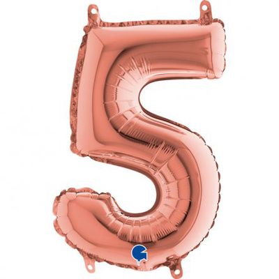 Sifferballong - Roséguld - 35 cm