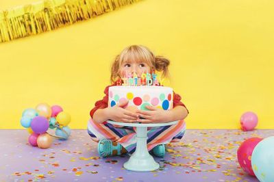 Tårtljus - Färgglad - Happy Birthday