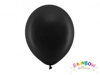 Ballonger - Kolsvarta - 30cm - 10pack