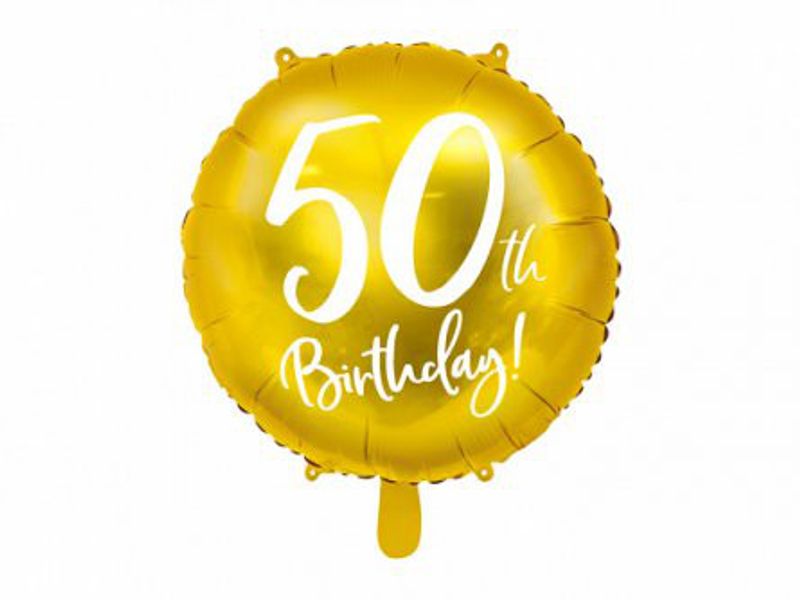 Folieballong - 50th Birthday