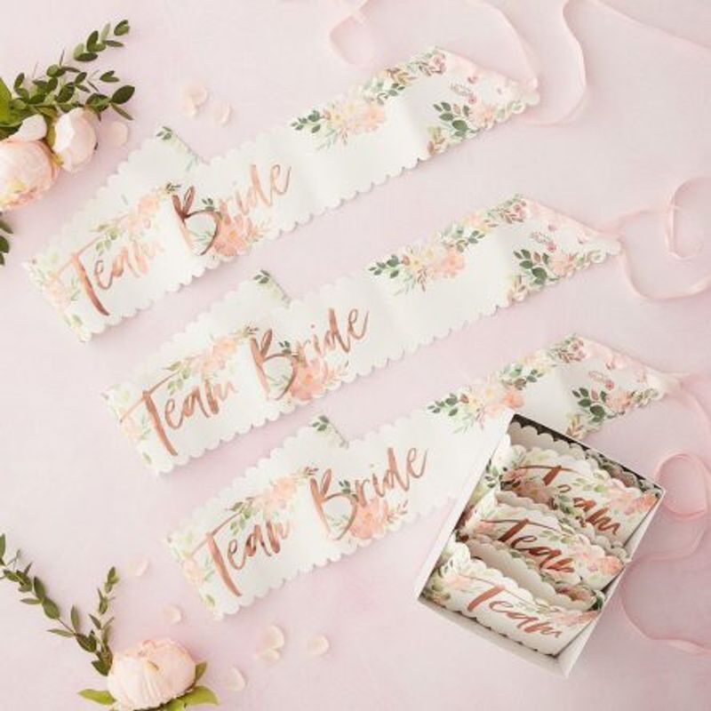 Sash - Floral Hen - 6-pack