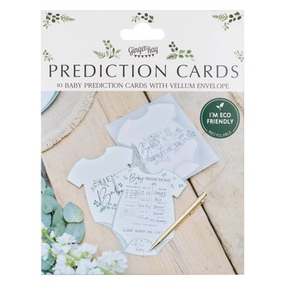 Baby Prediction Cards, Baby Shower Game