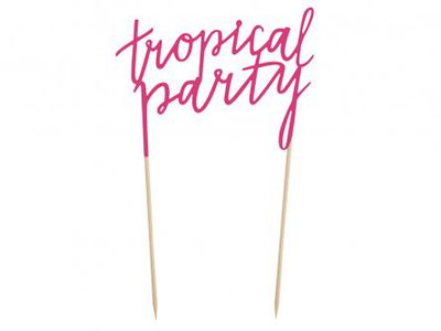 Cake topper - Aloha
