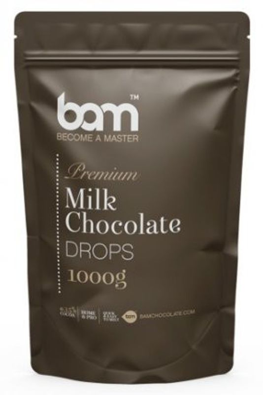 Mjölkchoklad - Chokladknappar - BAM - 1kg