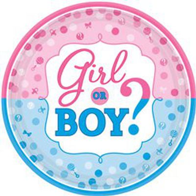 Papptallrikar - Boy or Girl?**