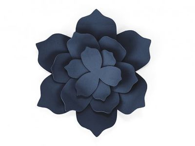 Blomdekoration - Marinblå**