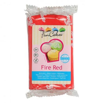 Fondant - Fire Red - FunCakes