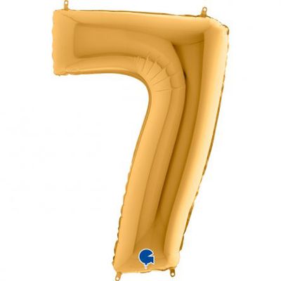 Sifferballong - Guld- 100 cm