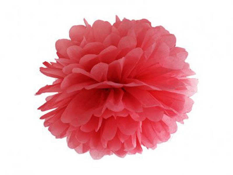 Pom Pom - Röd - 25cm