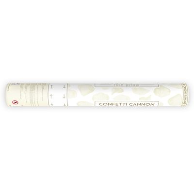 Konfettibomb Rosenblad Creme Vit 40cm