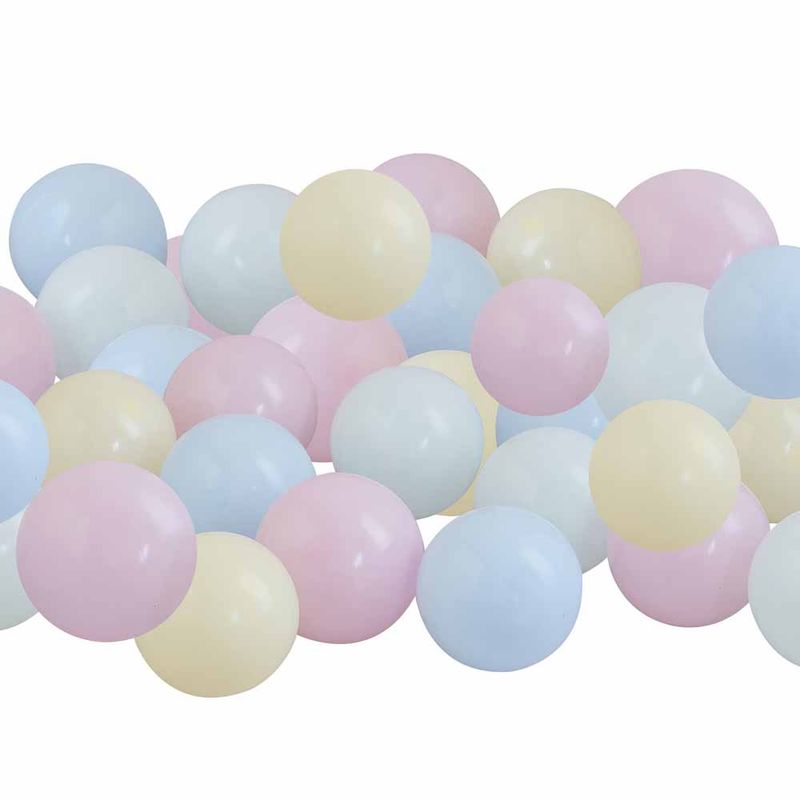 Ballonger Mosaik Latex Pastell 40-Pack