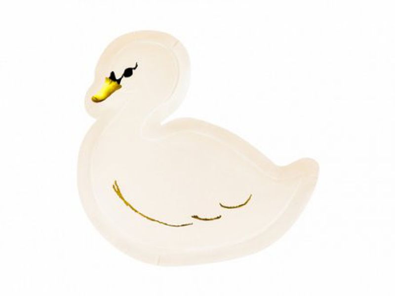 Papptallrikar - Lovely Swan*