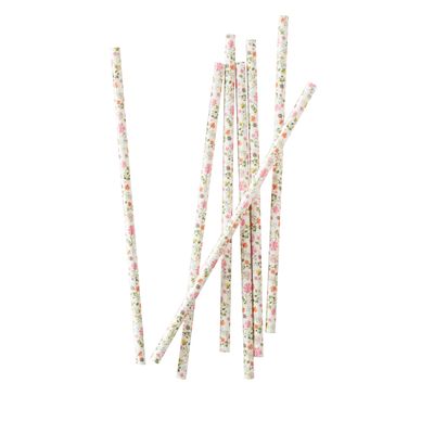 Floral pappers sugrör - Ditsy Floral